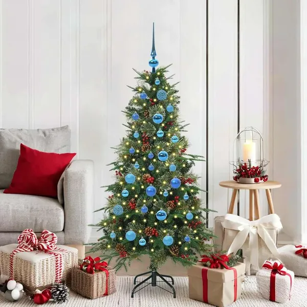 Sapin de Noël Artificiel à Branches Articulées Vert 150 cm