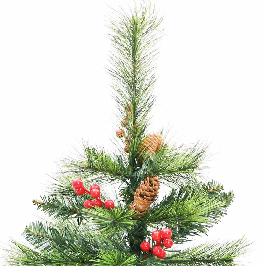 Sapin de Noël artificiel Vert 150 cm PVC et métal - 10