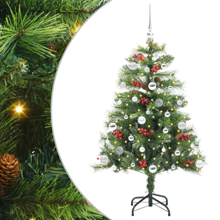 Sapin de Noël artificiel Vert 150 cm PVC et métal - 2