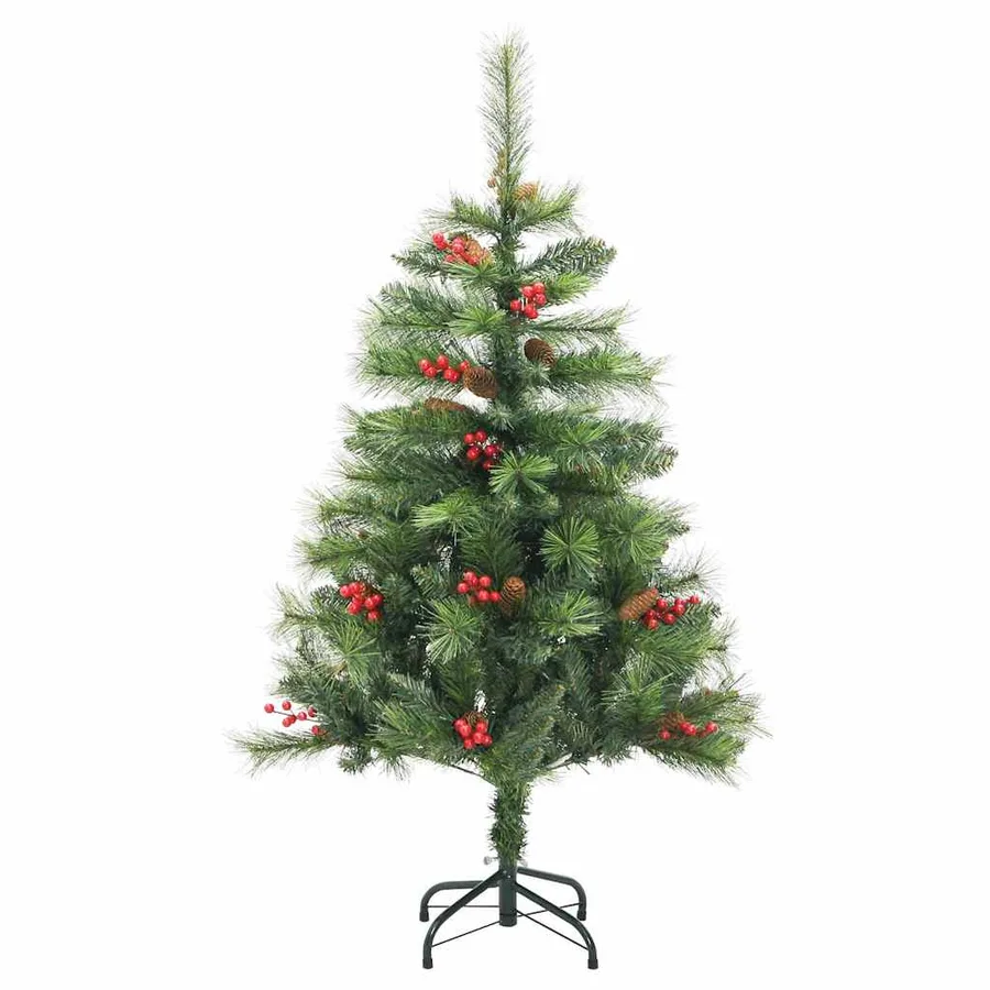 Sapin de Noël artificiel Vert 150 cm PVC et métal - 5