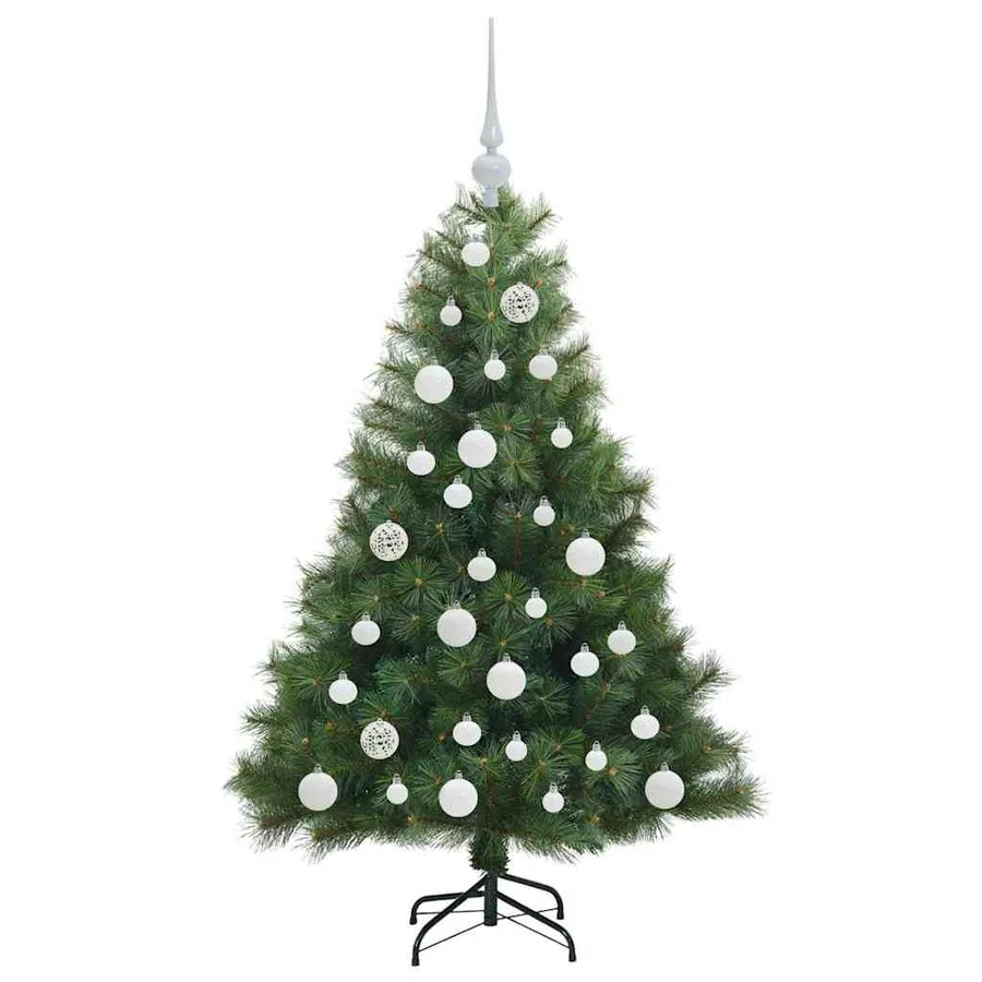 Sapin de Noël artificiel avec 150 LED Vert 120 cm PE et PVC - 4
