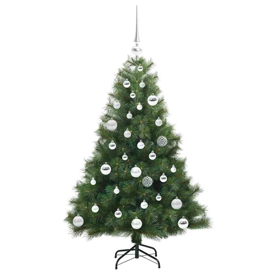 Sapin de Noël artificiel avec 150 LED Vert 120 cm PE et PVC - 4