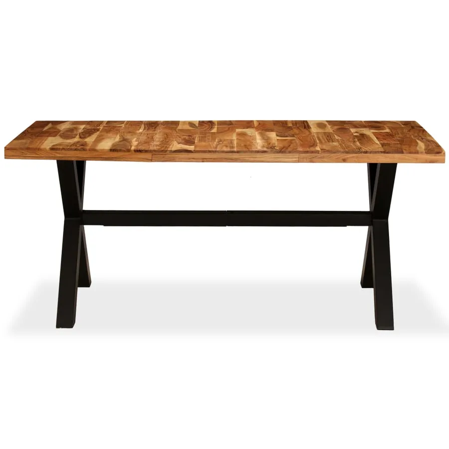 Table à manger Bois d'acacia massif et manguier 180x90x76 cm - 3