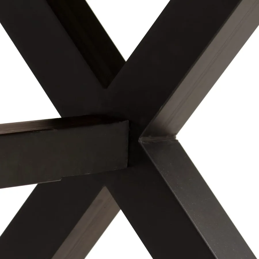 Table à manger Bois d'acacia massif et manguier 180x90x76 cm - 5