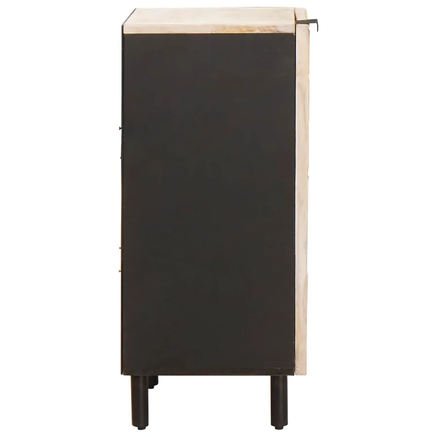 Buffet avec stockage Finition Lavage Blanc 40 x 33 x 75 cm - 4
