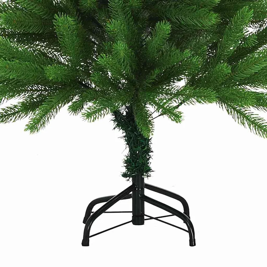 Sapin de Noël avec 150 LED avec support Vert 120 cm PE - 12