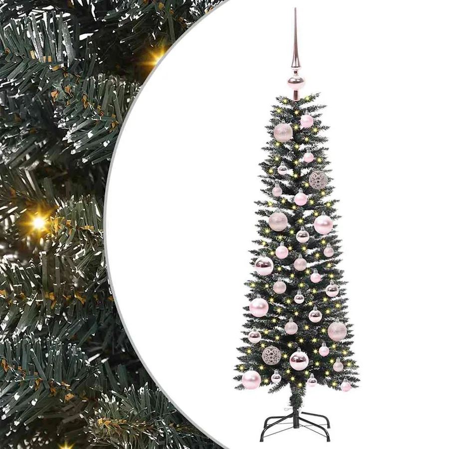Sapin de Noël artificiel Vert 120 cm PVC, plastique et acier - 2