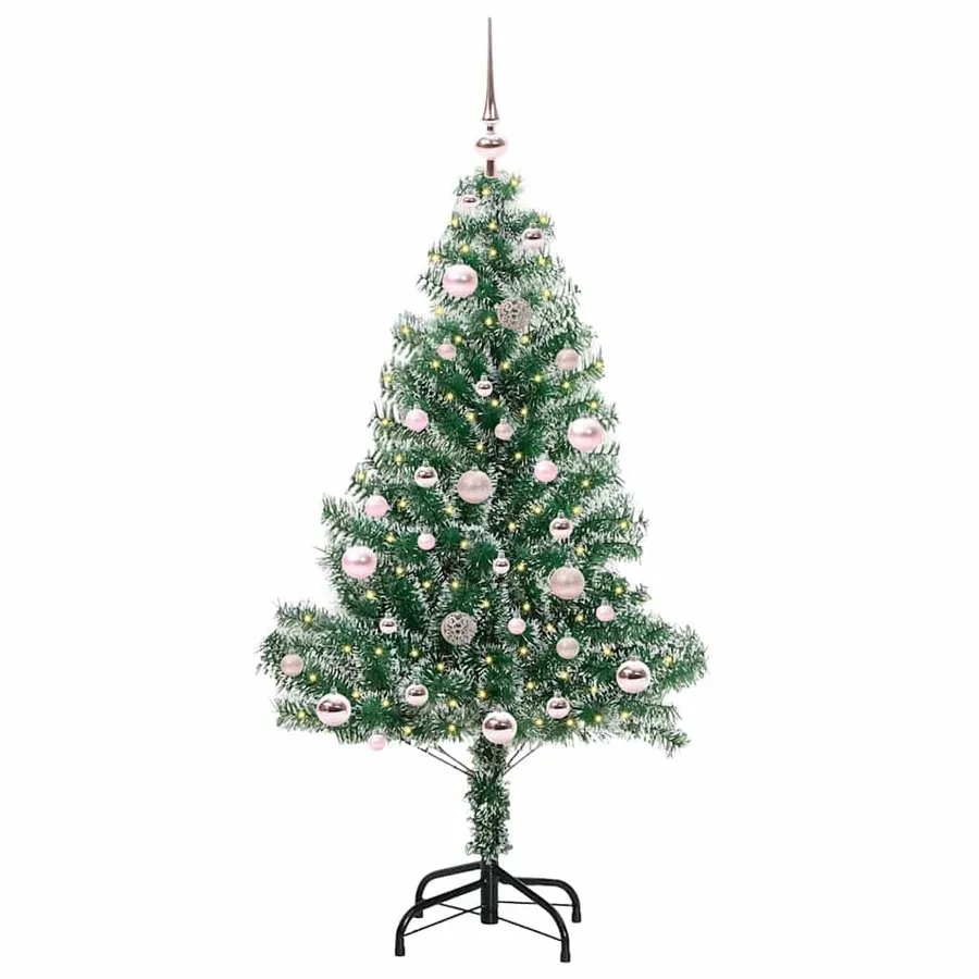 Arbre de Noël artificiel floconné de neige avec lumière LED - 2