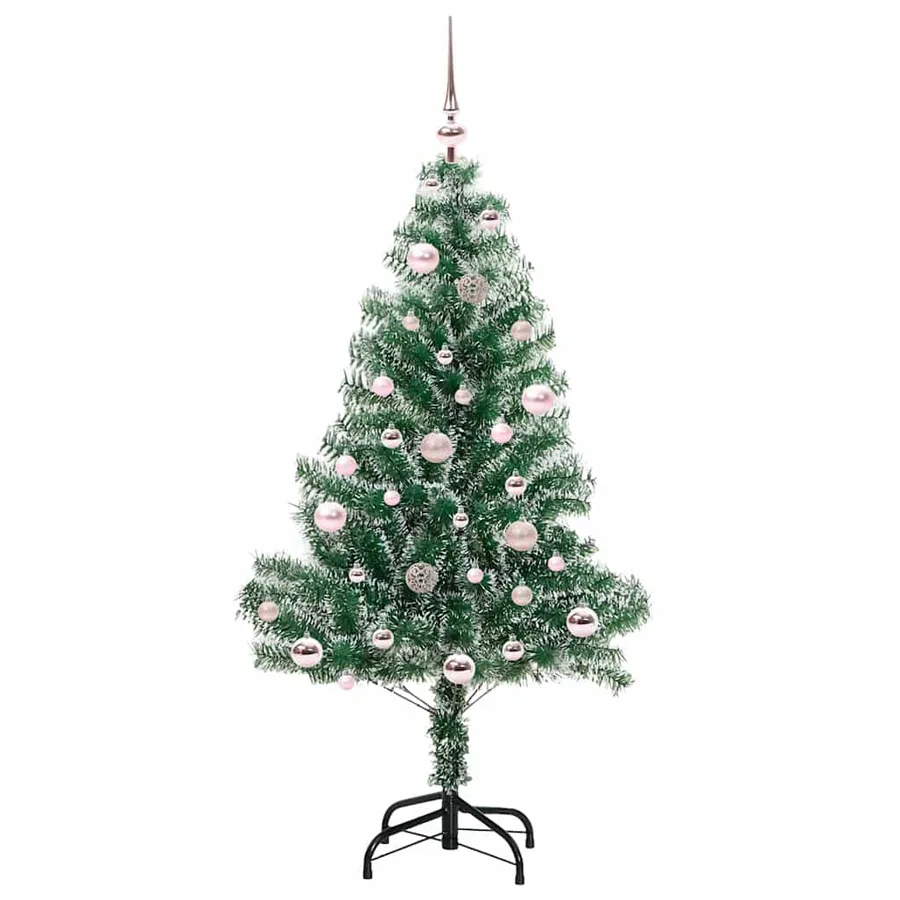 Arbre de Noël artificiel floconné de neige avec lumière LED - 3