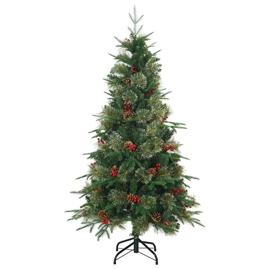 Sapin de Noël Artificiel à Branches Articulées Vert 120 cm - 5
