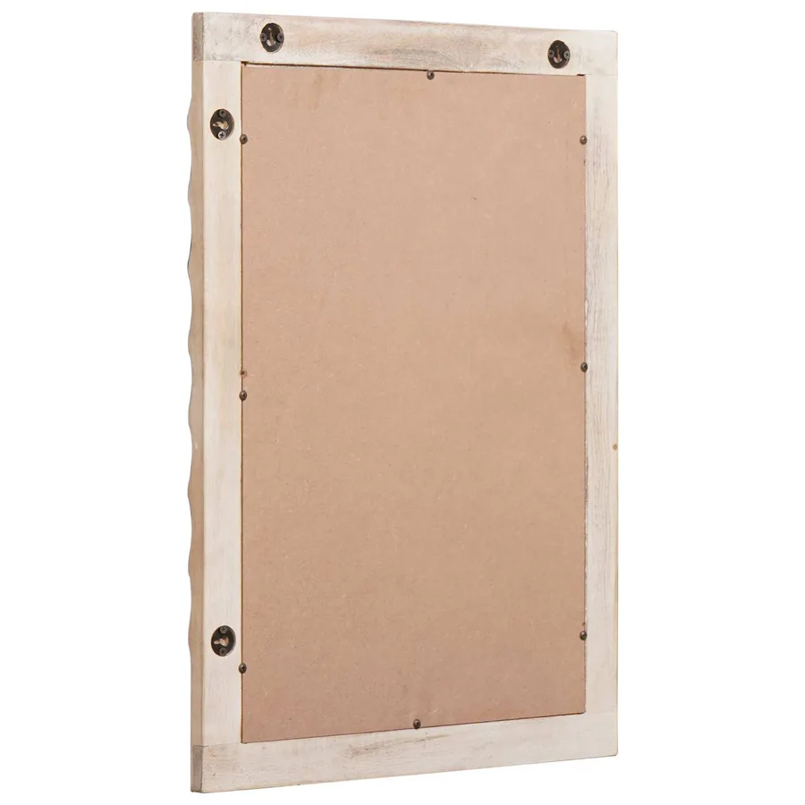 Miroir de salle de bain Finition Lavage Blanc 50 x 70 x 2,5 cm - 3