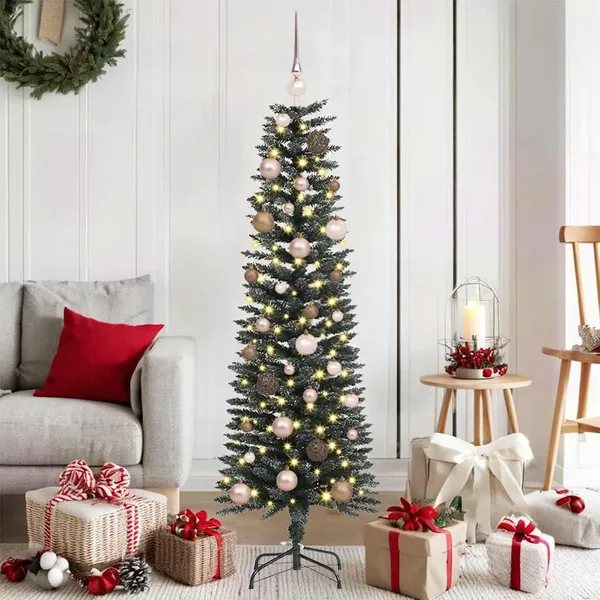 Sapin de Noël artificiel Vert 150 cm PVC, plastique et acier
