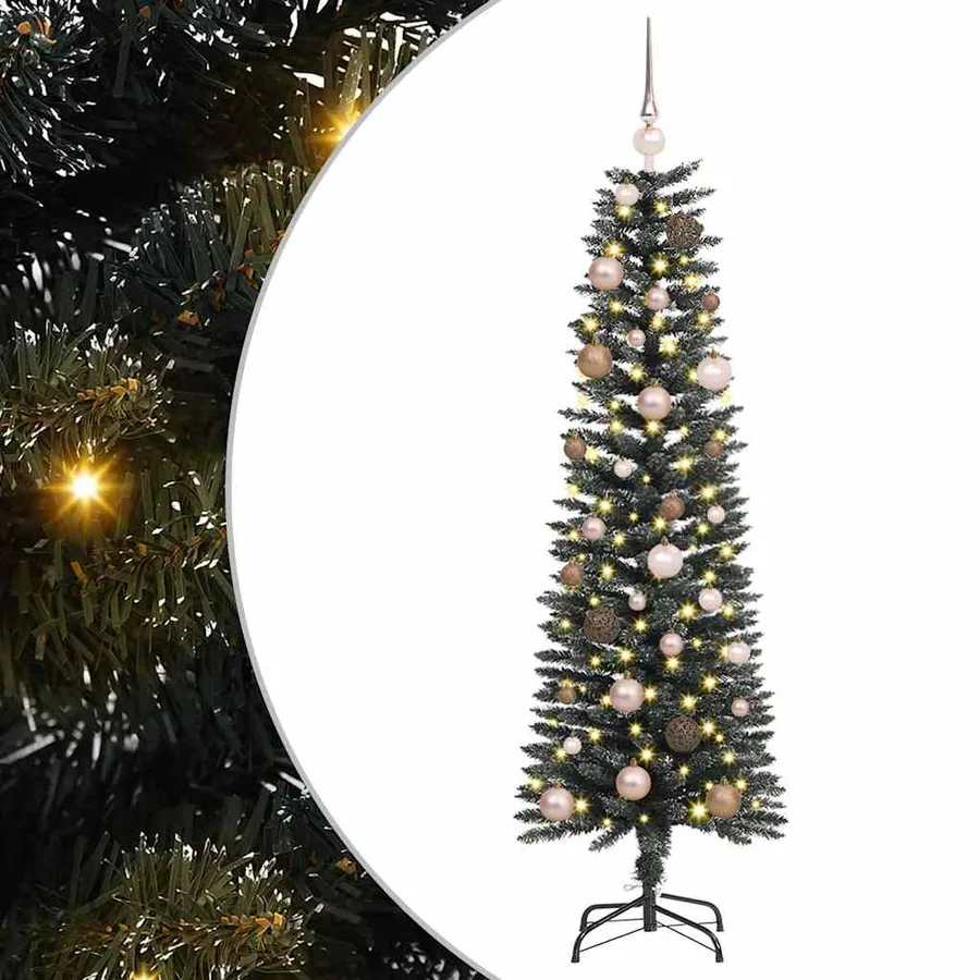 Sapin de Noël artificiel Vert 150 cm PVC, plastique et acier - 2