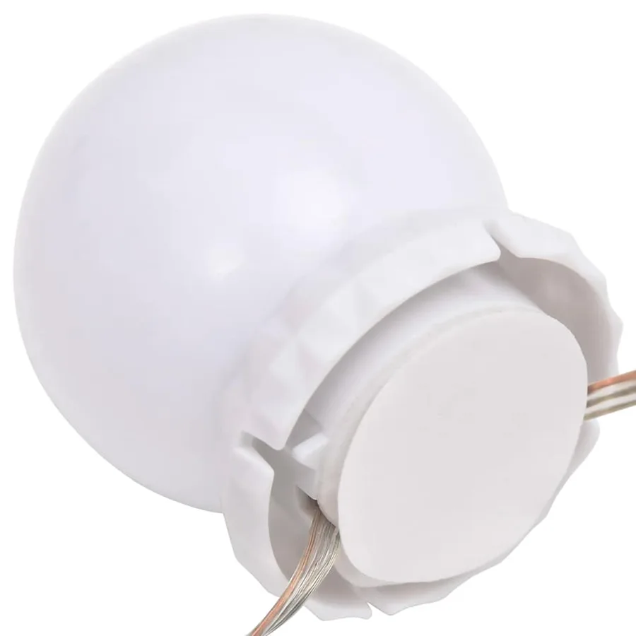 Lampe de miroir avec 8 ampoules LED Blanc chaud et blanc froid - 5