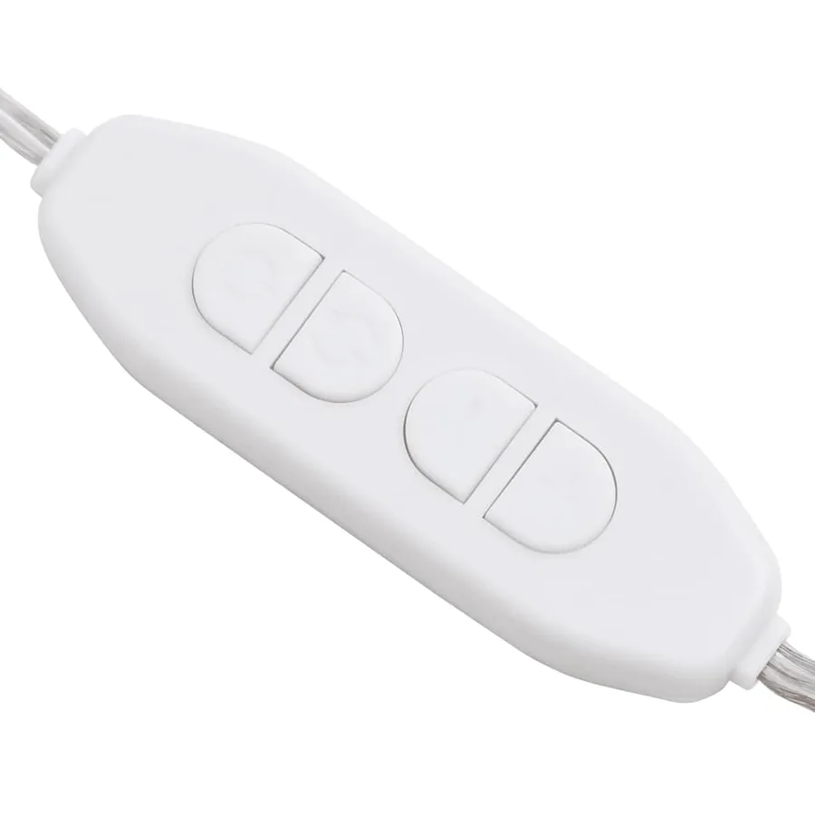Lampe de miroir avec 8 ampoules LED Blanc chaud et blanc froid - 6