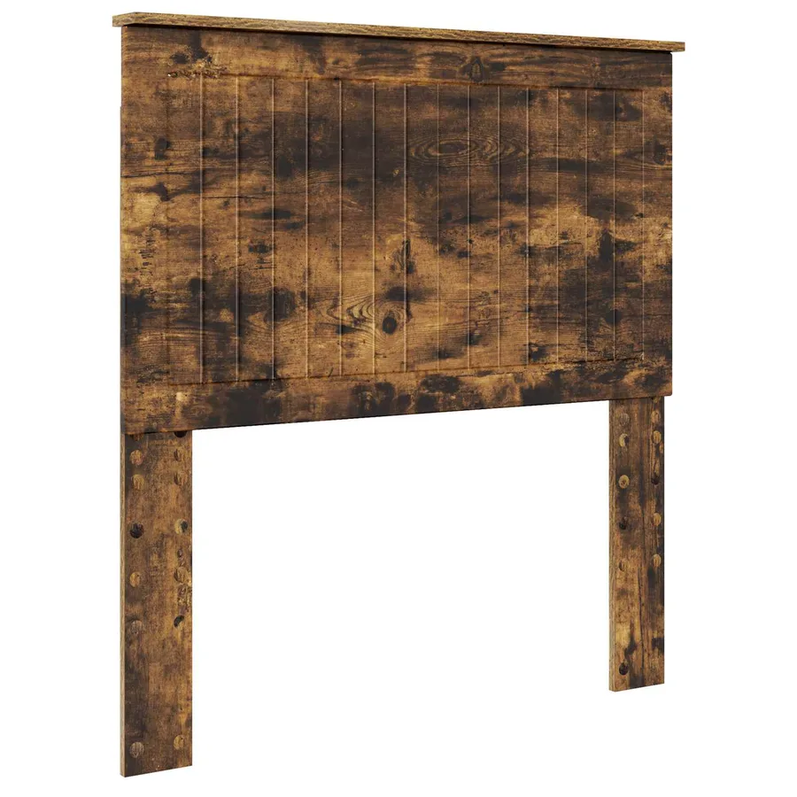 Tête de lit avec tête de lit Chêne fumé 90 cm Bois d'ingénierie - 2