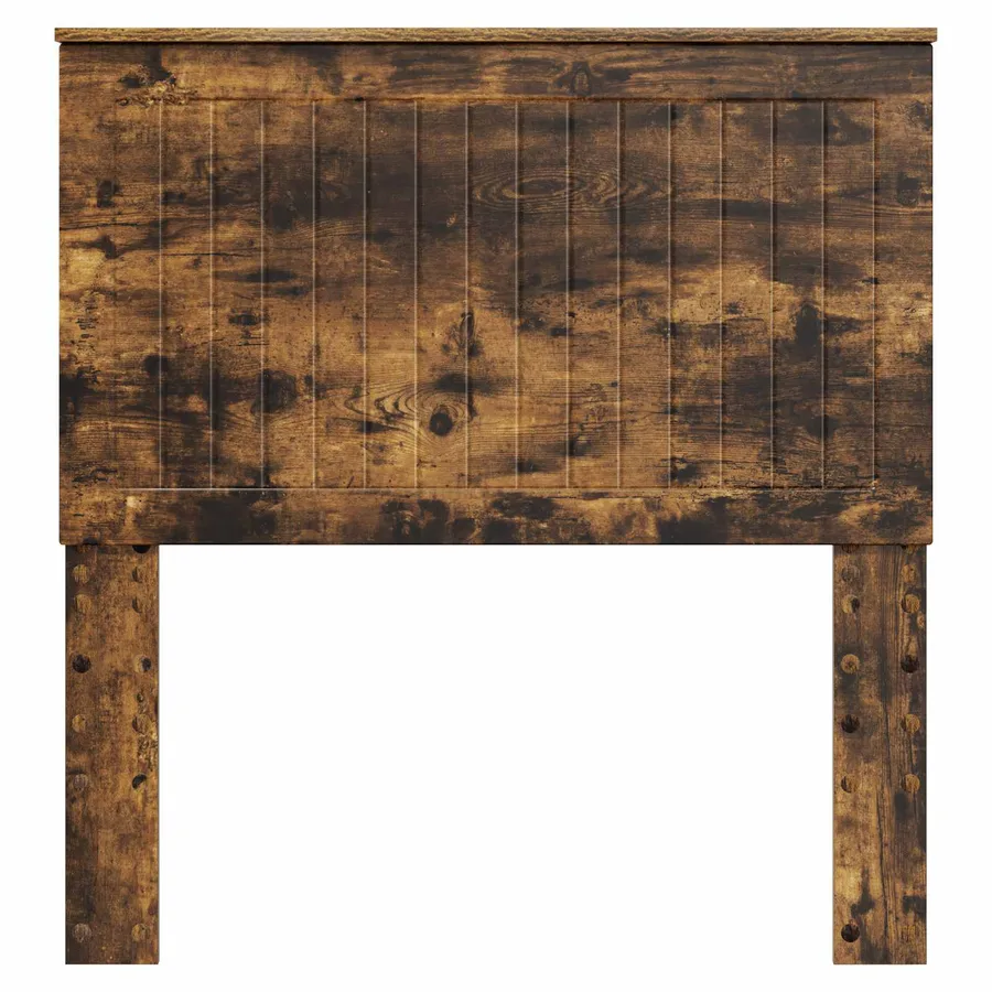 Tête de lit avec tête de lit Chêne fumé 90 cm Bois d'ingénierie - 4