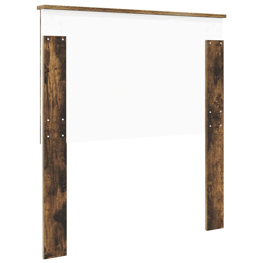 Tête de lit avec tête de lit Chêne fumé 90 cm Bois d'ingénierie - 6