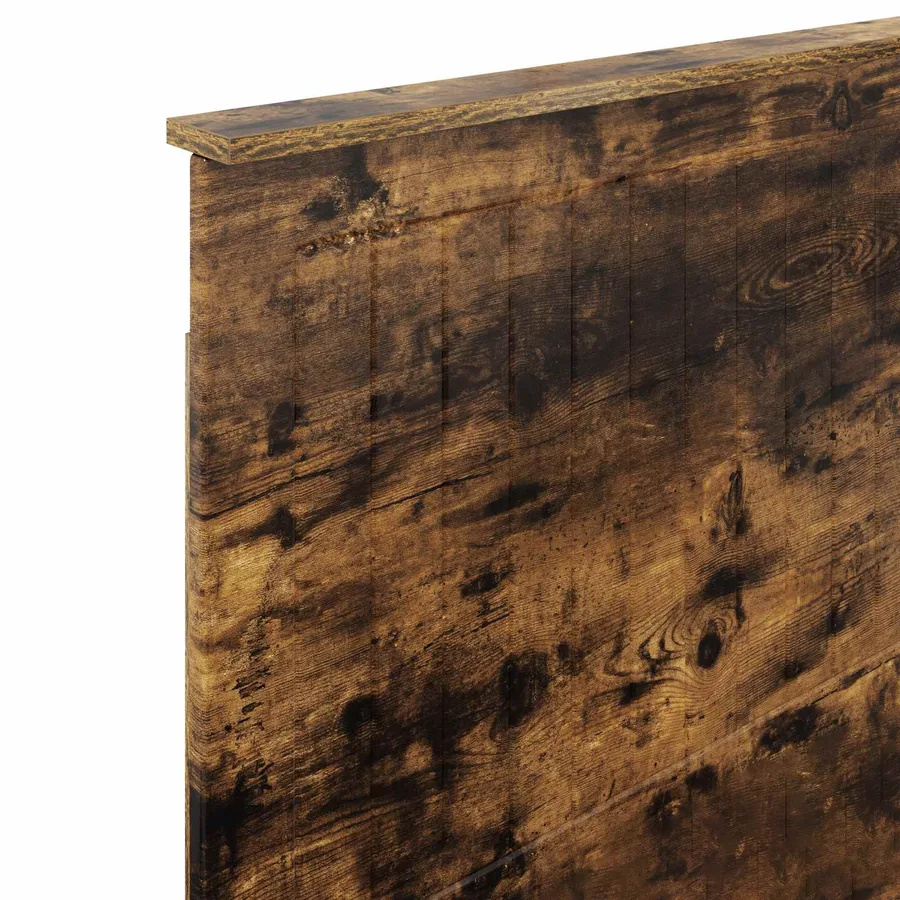 Tête de lit avec tête de lit Chêne fumé 90 cm Bois d'ingénierie - 7