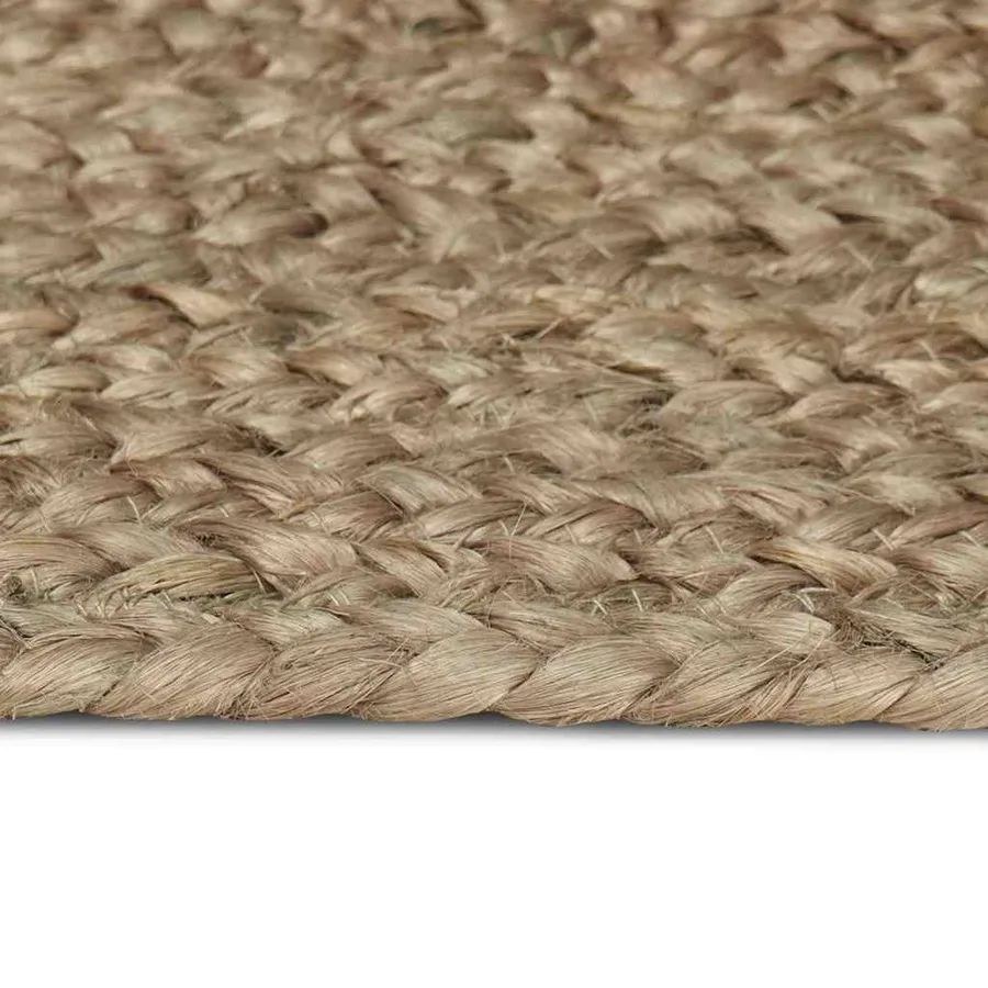 Tapis de surface Gris 120 x 170 cm Jute - 5
