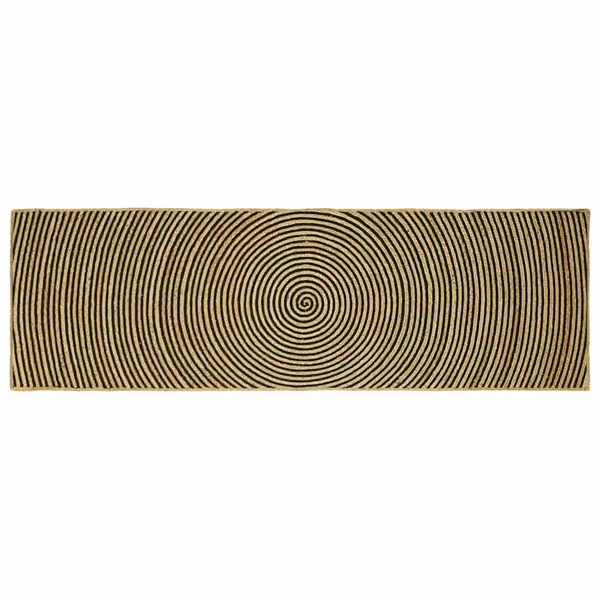 Tapis de surface Noir 80 x 250 cm Jute