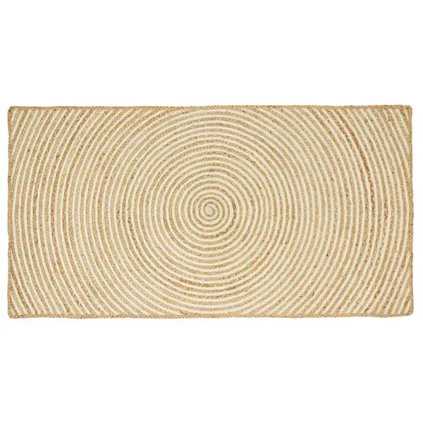Tapis de surface Blanc 60 x 110 cm Jute