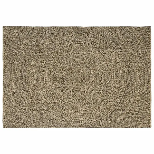 Tapis de surface Naturel et noir 200 x 290 cm Jute