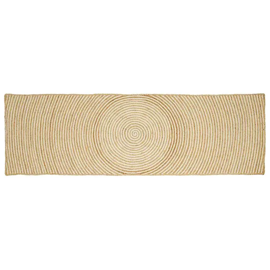 Tapis de surface Blanc 80 x 250 cm Jute