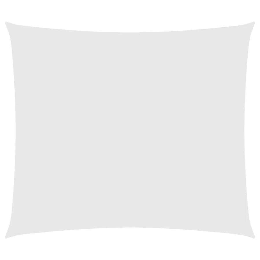 Voile de parasol tissu oxford rectangulaire 2,5x3 m blanc - 2