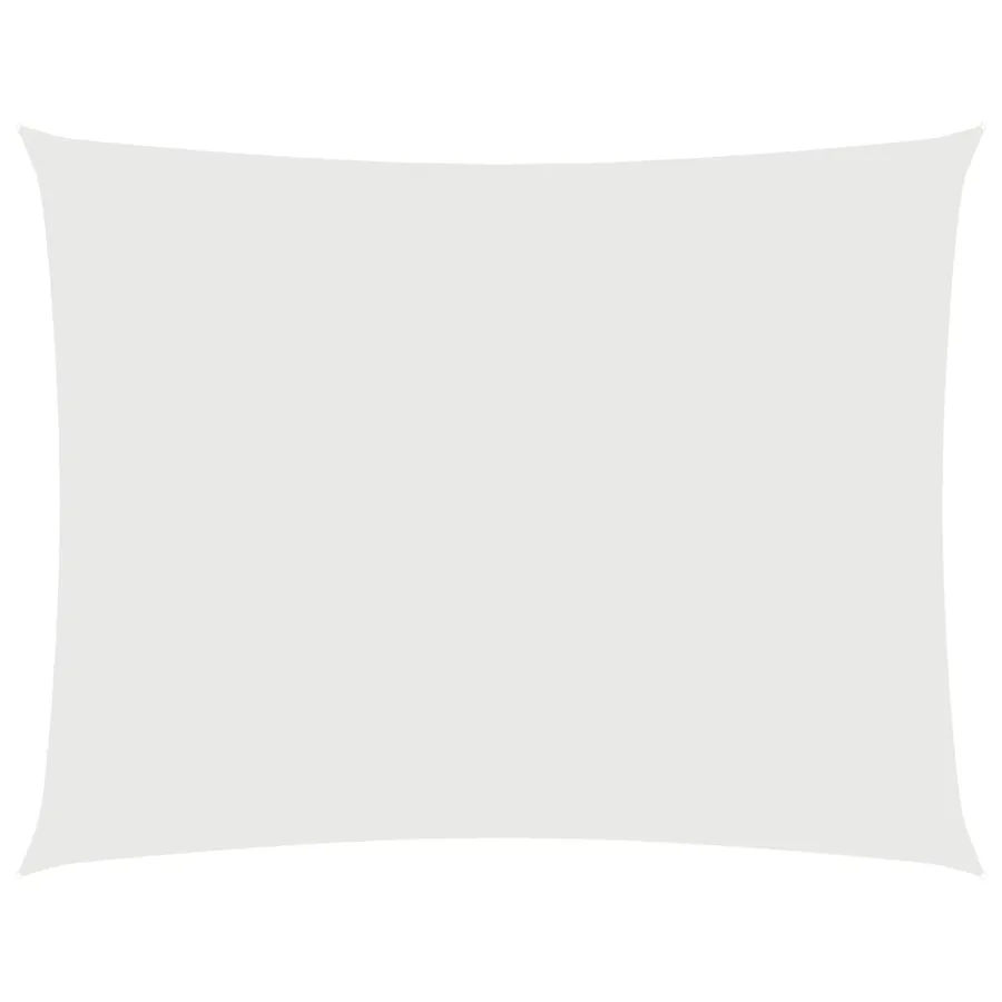 Voile de parasol tissu oxford rectangulaire 2x3 m blanc - 2