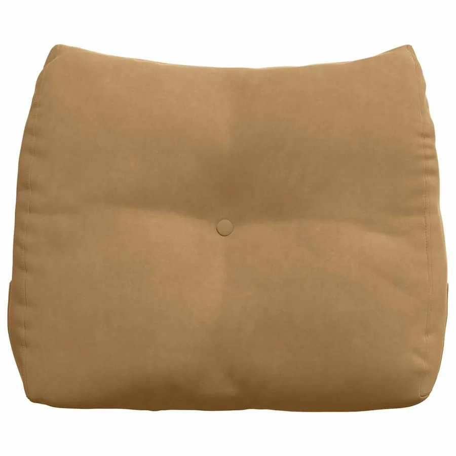 Coussin de Dos Marron 60 x 24 x 50 cm Velours - 6