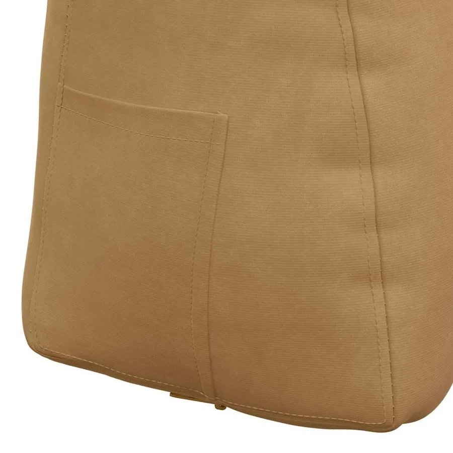 Coussin de Dos Marron 60 x 24 x 50 cm Velours - 9