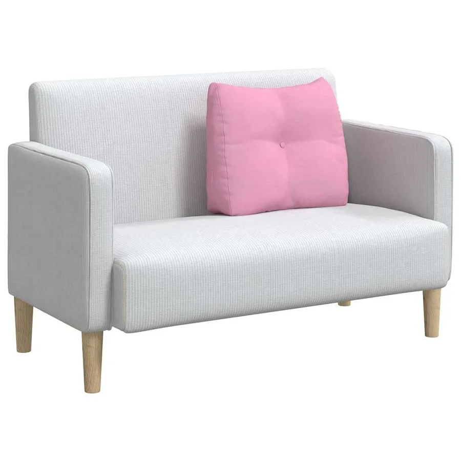 Coussin de Dos Rose 60 x 24 x 50 cm tissu - 3
