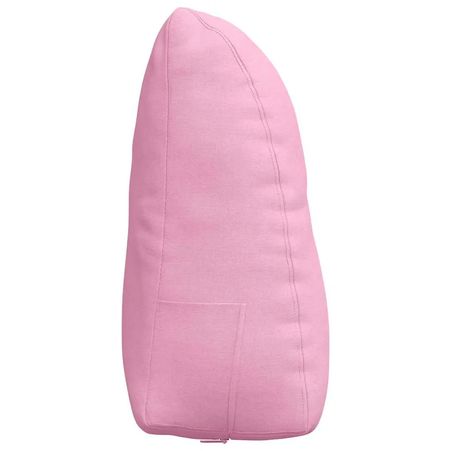 Coussin de Dos Rose 60 x 24 x 50 cm tissu - 7