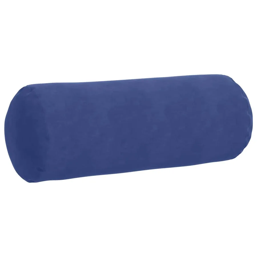 Coussins d'accent 2 pcs Bleu police Ø 25 x 70 cm - 5