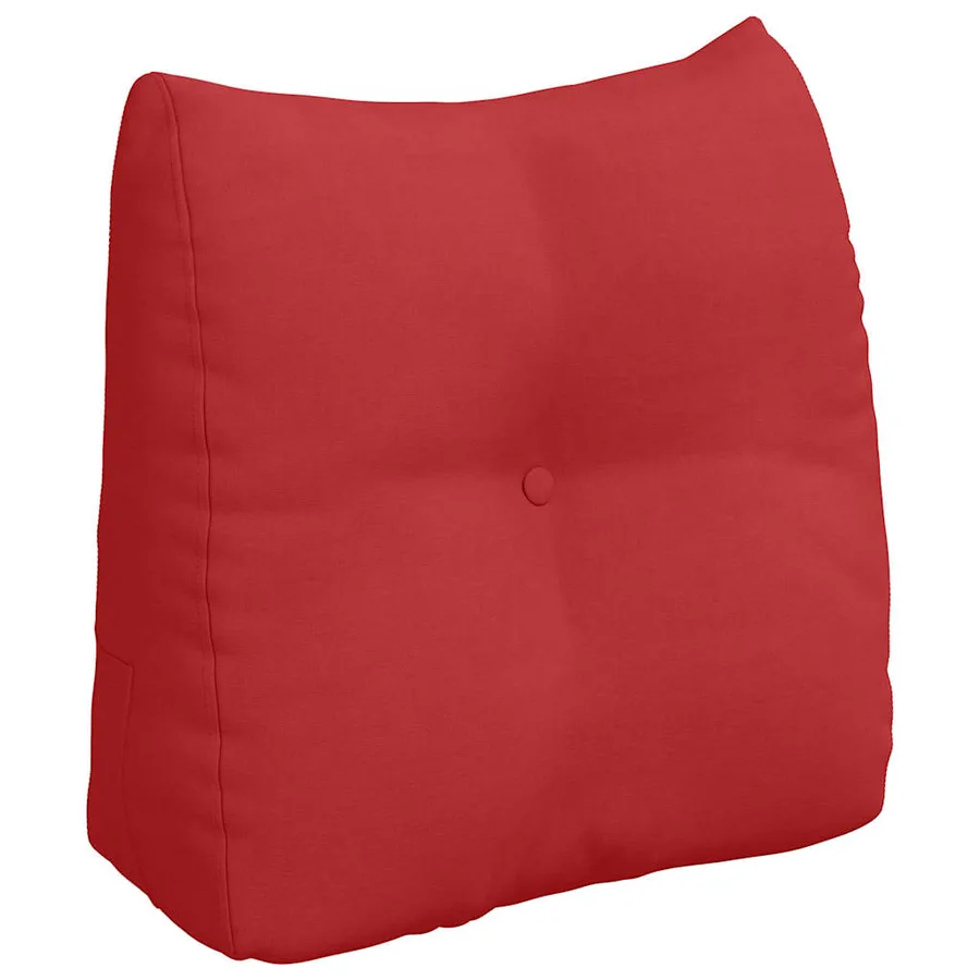 Coussin de Dos Rouge 45 x 24 x 50 cm tissu - 2