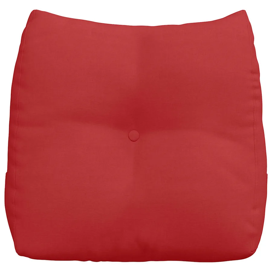 Coussin de Dos Rouge 45 x 24 x 50 cm tissu - 6