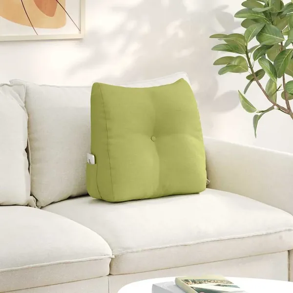 Coussin de Dos Vert clair 45 x 24 x 50 cm tissu