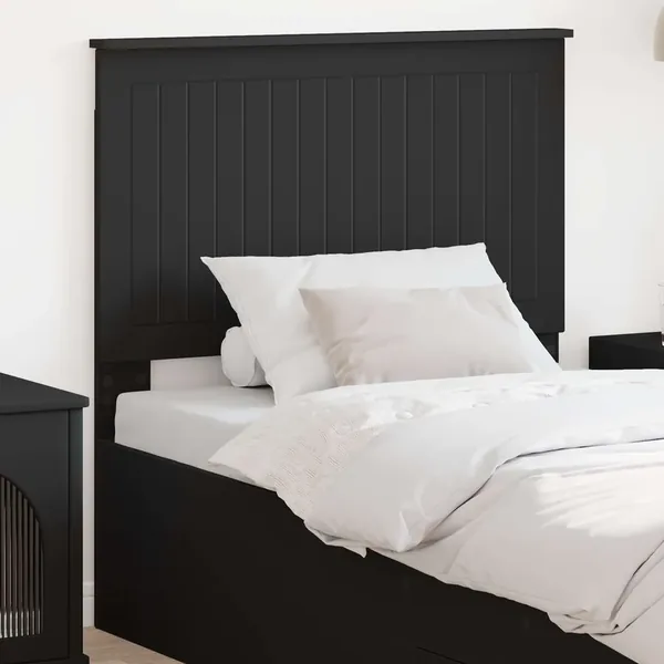 Tête de lit avec tête de lit Chêne noir 90 cm Bois d'ingénierie