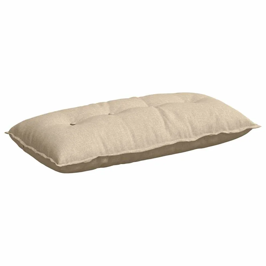 Coussin de Dos Crème 100 x 19 x 50 cm tissu - 2