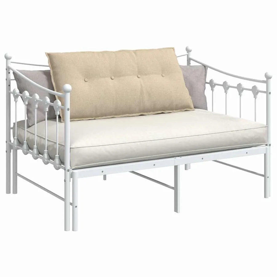 Coussin de Dos Crème 100 x 19 x 50 cm tissu - 3