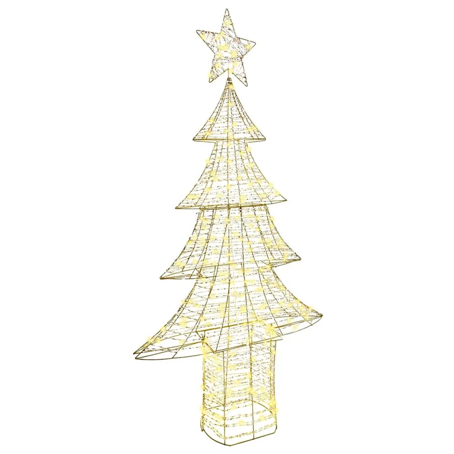 Sapin de Noël avec 240 LED Blanc chaud 181 cm PET - 2