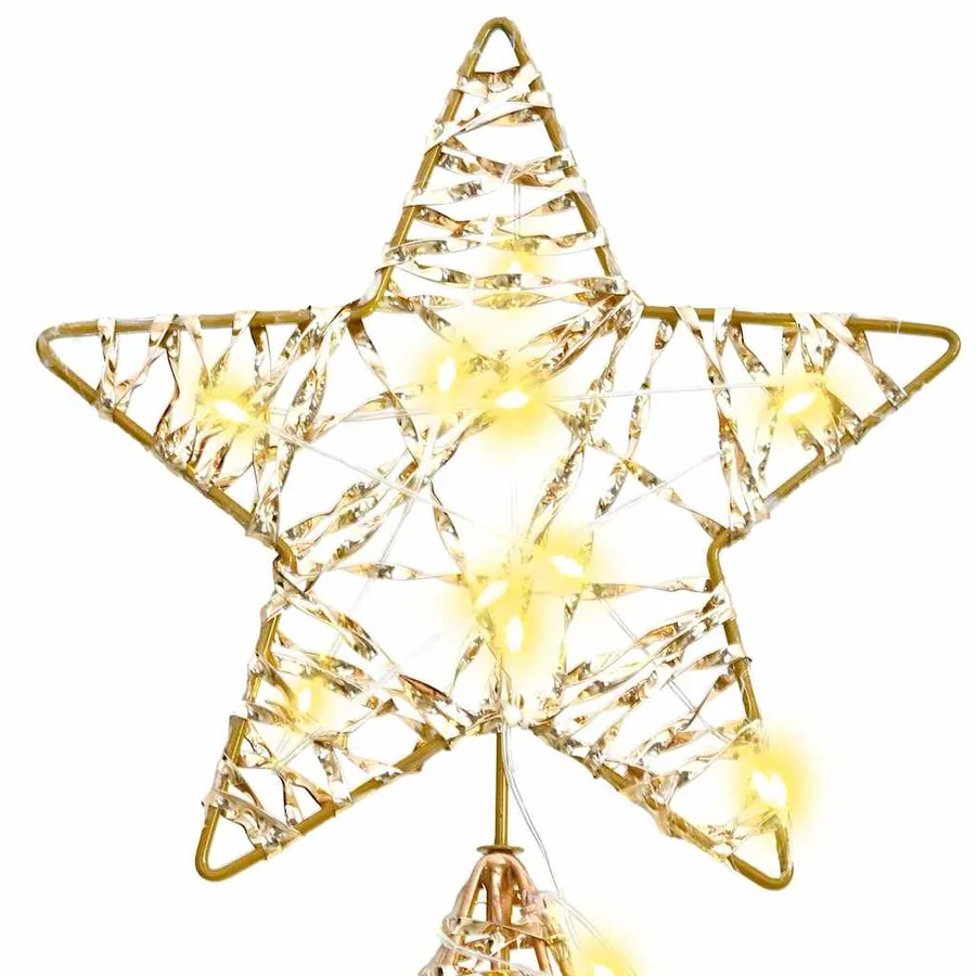 Sapin de Noël avec 240 LED Blanc chaud 181 cm PET - 7
