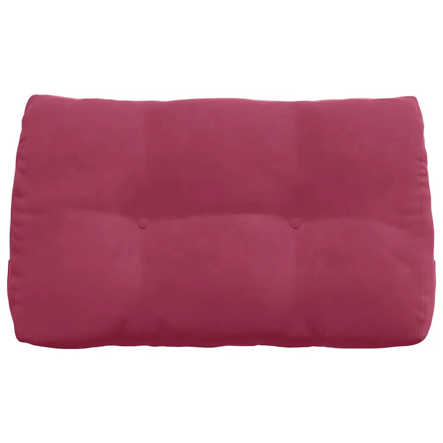 Coussin de Dos Bordeaux 80 x 24 x 50 cm Velours - 6