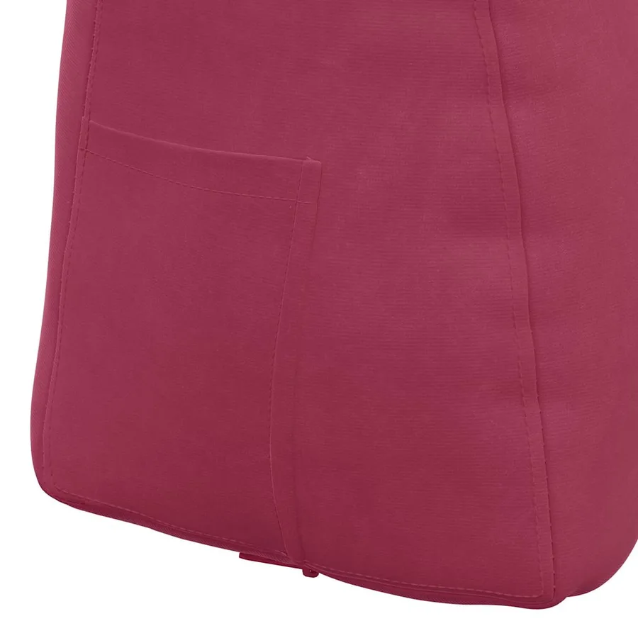 Coussin de Dos Bordeaux 80 x 24 x 50 cm Velours - 9