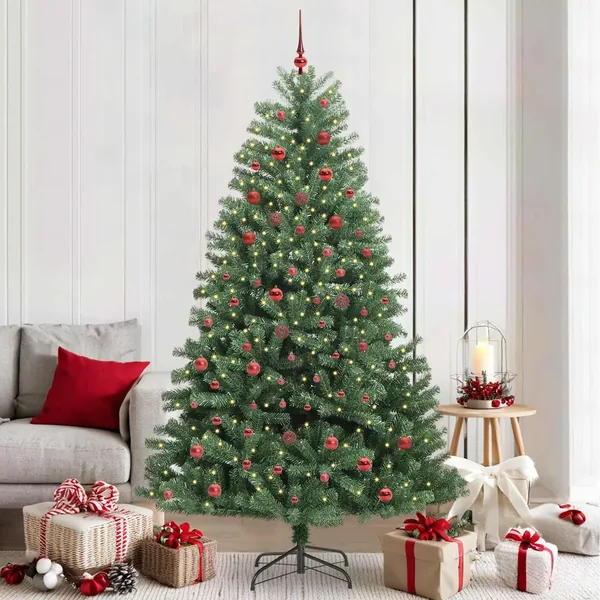 Sapin de Noël Artificiel à Branches Articulées Vert 210 cm
