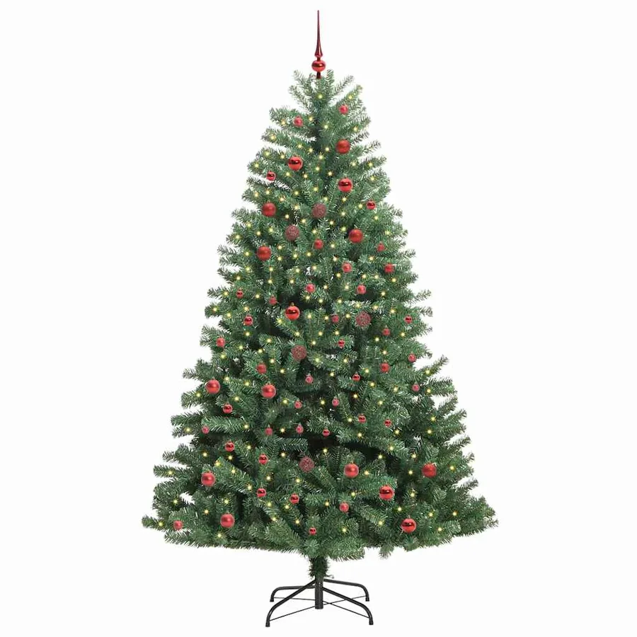 Sapin de Noël Artificiel à Branches Articulées Vert 210 cm - 3