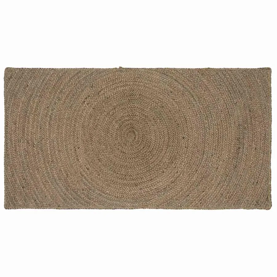 Tapis de surface Gris 80 x 150 cm Jute