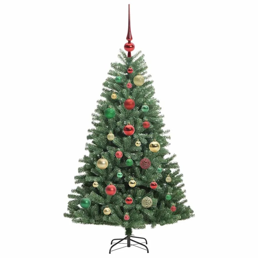 Sapin de Noël Artificiel à Branches Articulées Vert 120 cm - 6