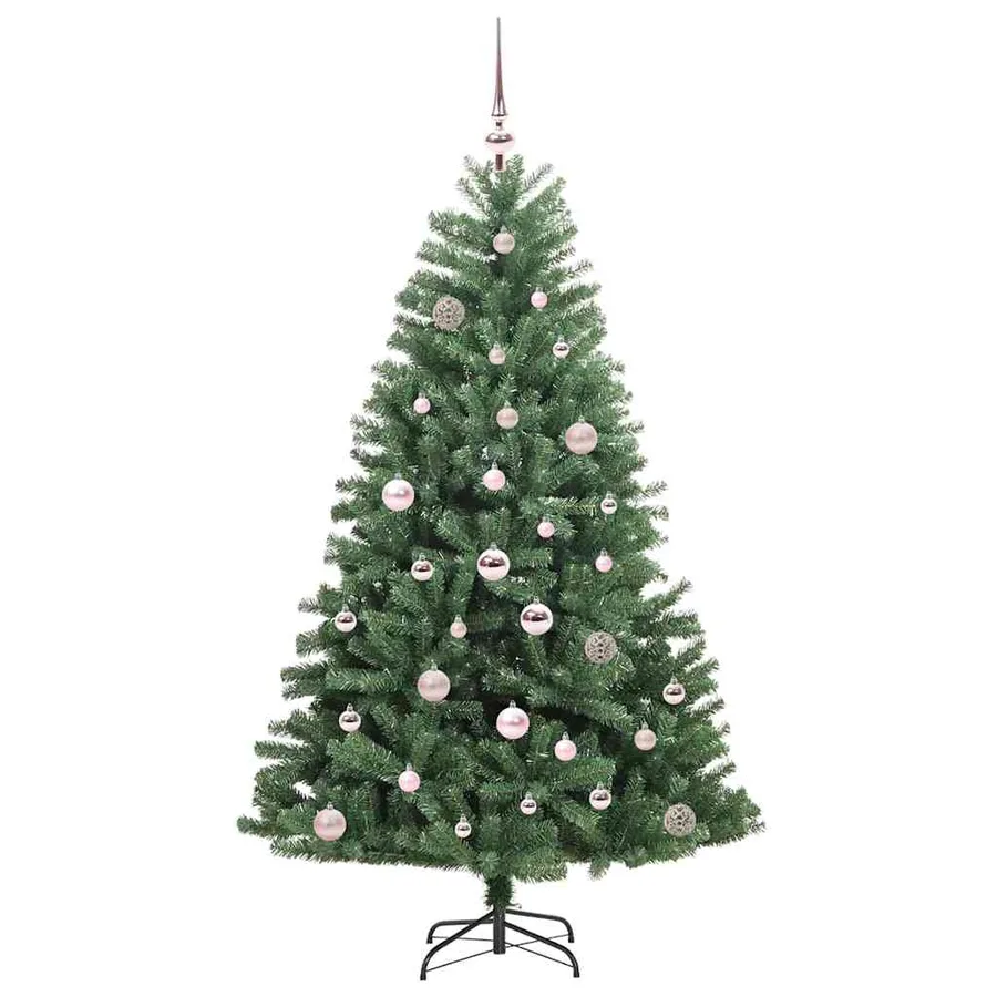 Sapin de Noël Artificiel à Branches Articulées Vert 150 cm - 4
